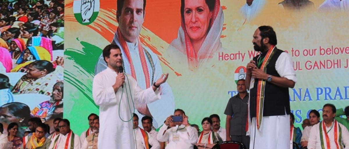 Rahul Gandhi sure of Congress win in Telangana