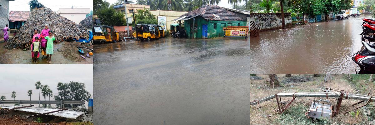 Cyclone Phethai severely affects Pithapuram