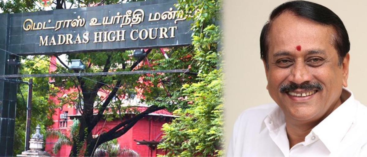 BJP leader H Raja apologies to Madras High Court in contempt case