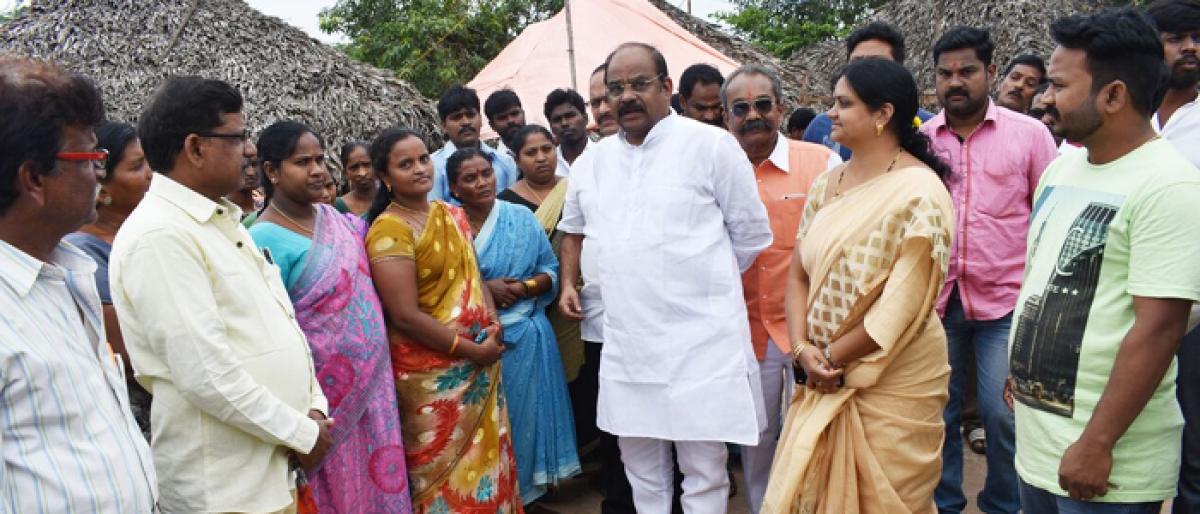 MLA Dr Akula Satyanarayana promises houses for all
