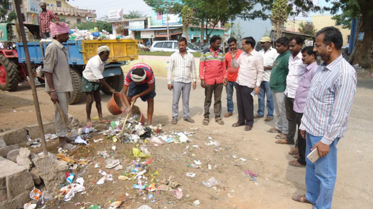 No impact of sanitation workers stir in Rajampet