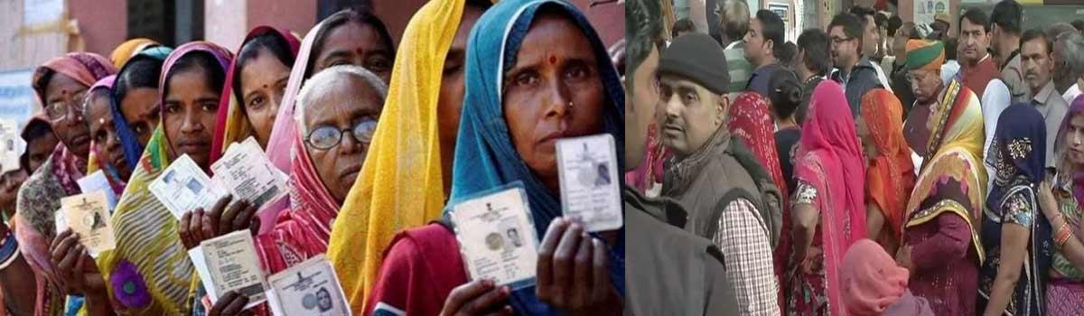 42 per cent turnout in Rajasthan till 1 pm