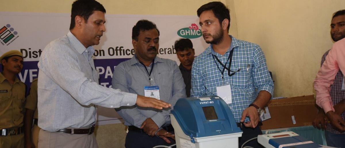 CEO directs DEOs to educate voters about VVPATs