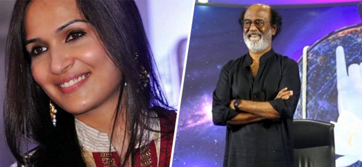 Rajinikanths daughter evasive on his political plunge