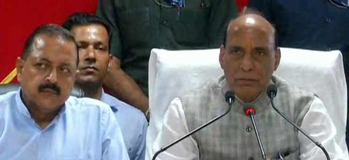 Rajnath inaugurates 2 CIMBS pilot projects in Jammu