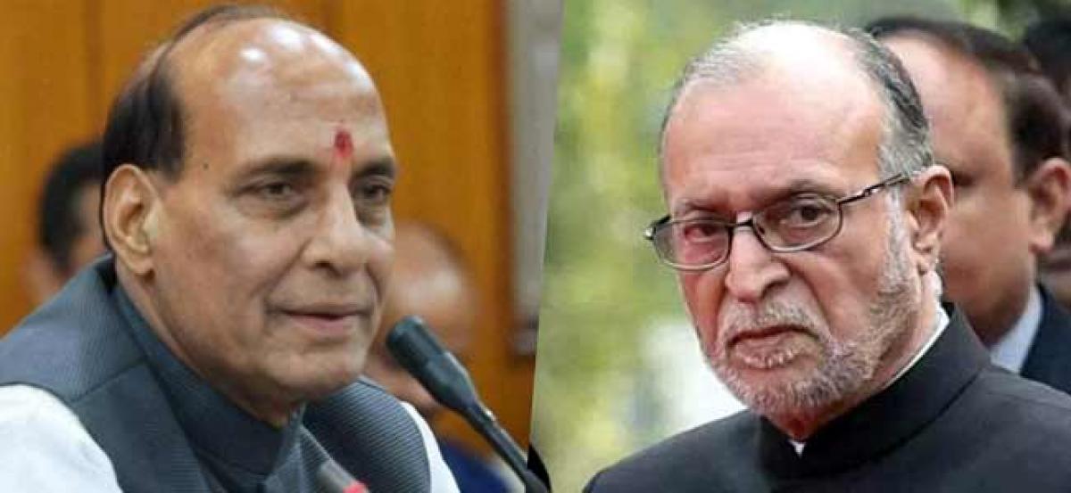 Attack on Delhi Chief Secretary: LG Anil Baijal meets Home Minister Rajnath Singh