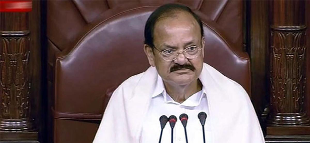 I am sorry, this is not the way: Venkaiah Naidu fumes as Rajya Sabha gets adjourned after four minutes
