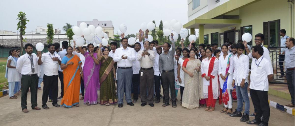 Students organise rally for peace in Kakinada