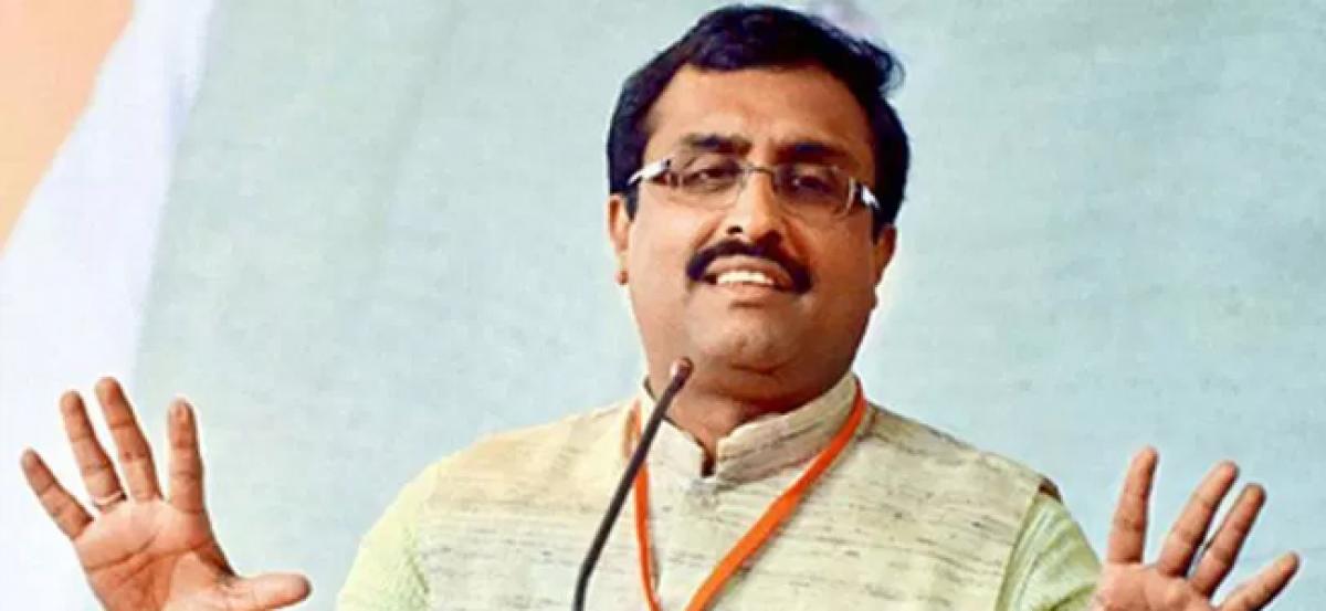 Revised- apologise for your comments- TRS MLA to Ram Madhav