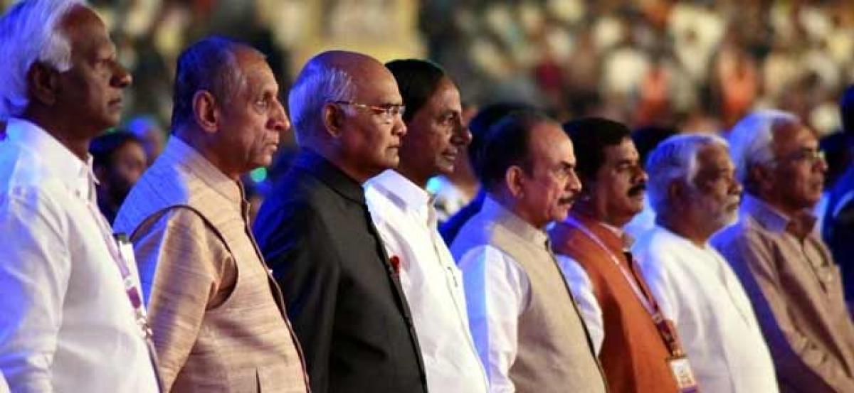 Telugu is a global language: President