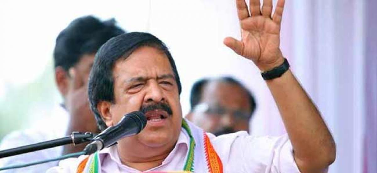 Ramesh Chennithala asks the government to open separate account for Kerala relief funds