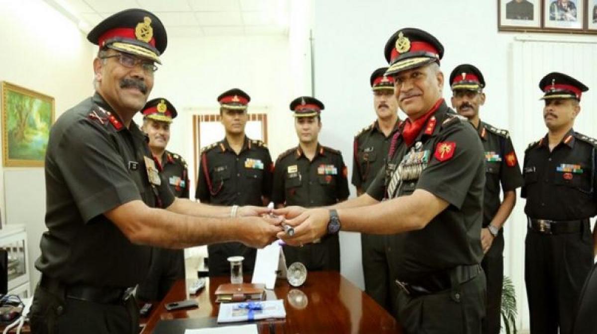 Major General N Srinivas Rao takes over charge as GOC of Telangana, TASA