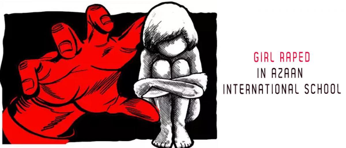 Third class girl raped in Azaan International school at Tolichowki