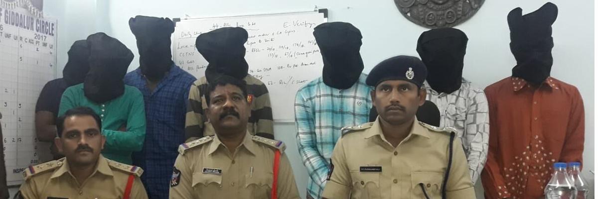 Seven members accused in rape case arrested