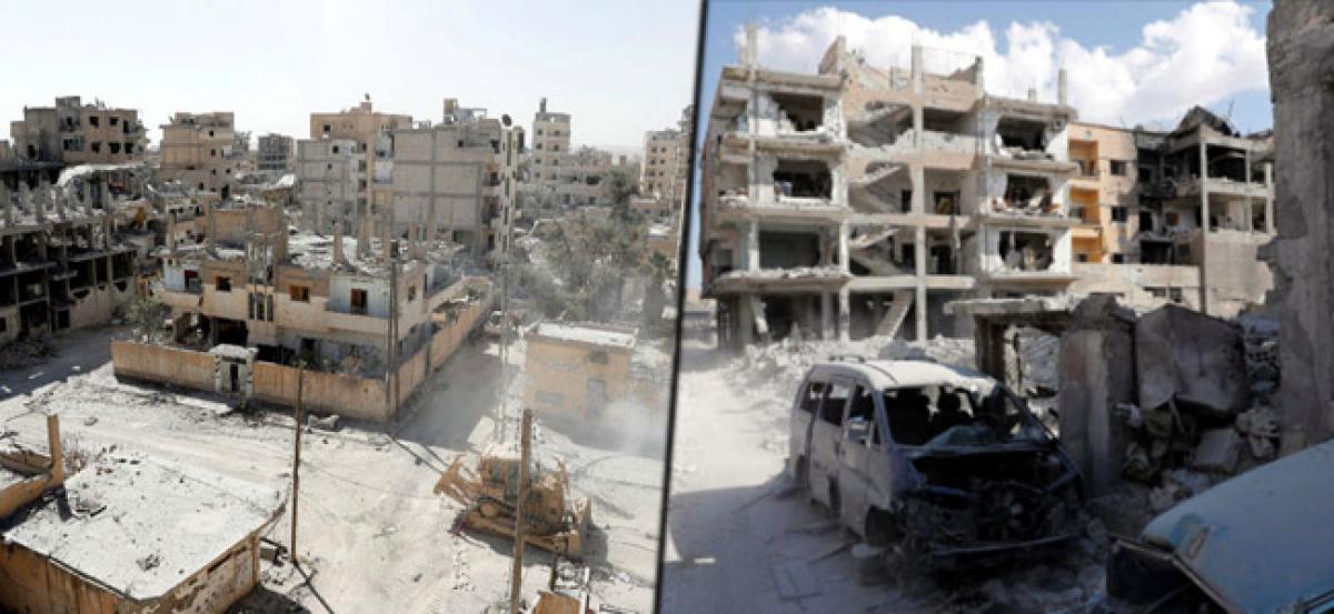 Debris and dust: Raqqa sacrificed to defeat Islamic State