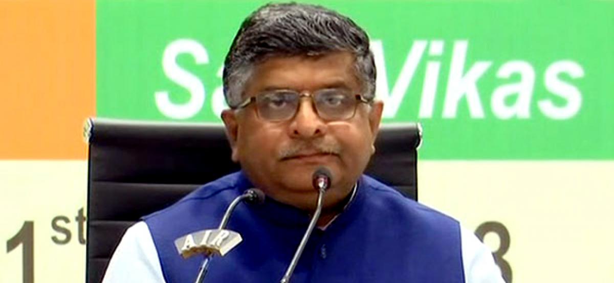 By-polls not a barometer for BJP: Ravi Shankar Prasad