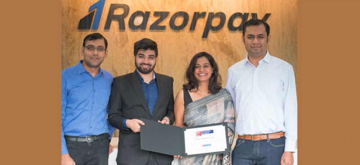 Razorpay recognised as Indias best companies to work for