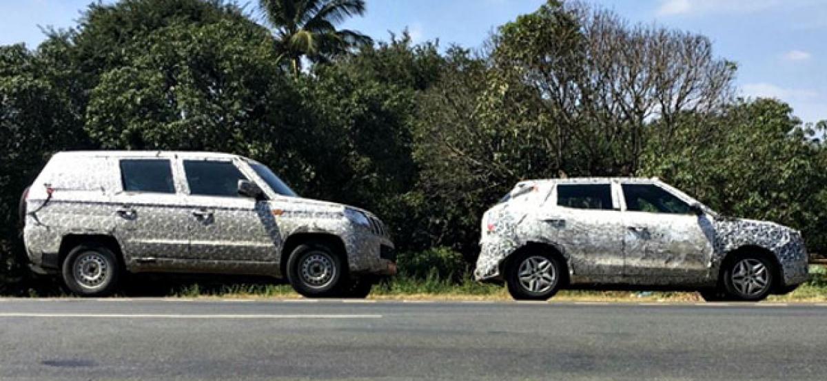 2018 Mahindra XUV500 Facelift Spied For The First Time