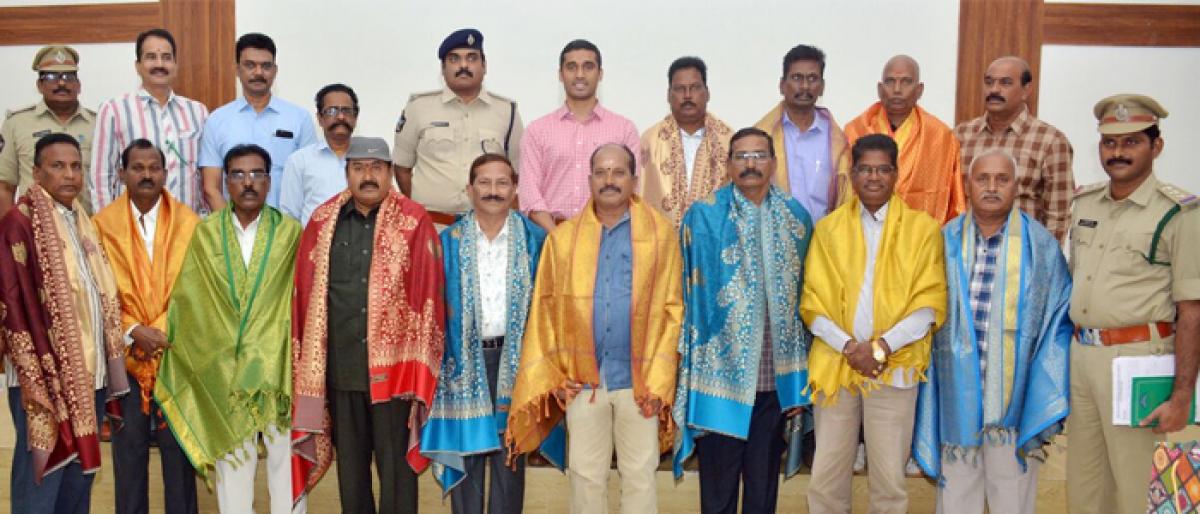 Retired police staff felicitated