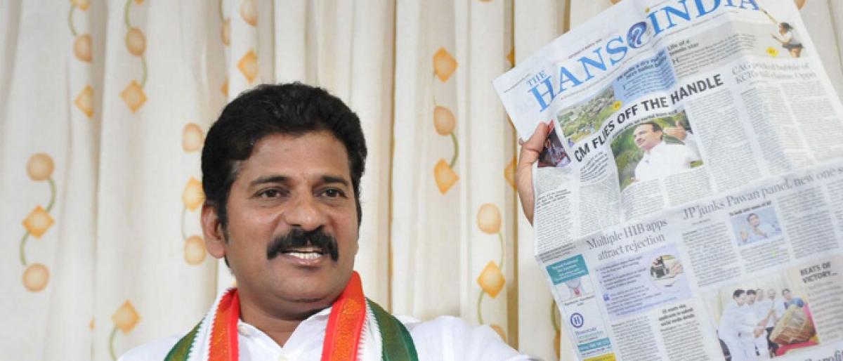 KCR making Eatala a whipping boy: Revanth