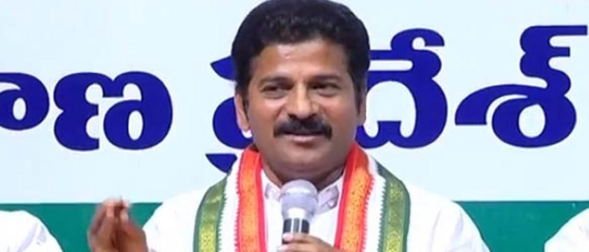 KCR, KTR should take a stand on SCS to AP: Revanth Reddy