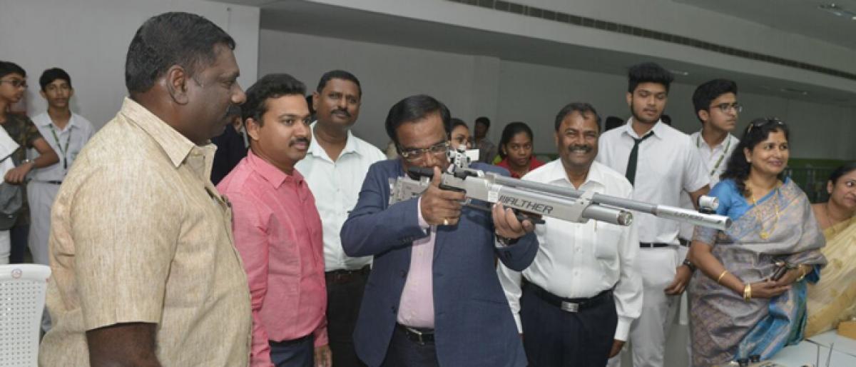 DPS hosts CBSE rifle shooting competition