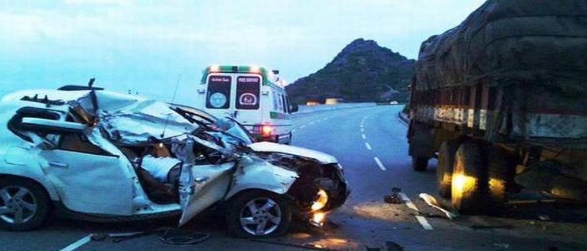 Hyderabad records fall in road accidents