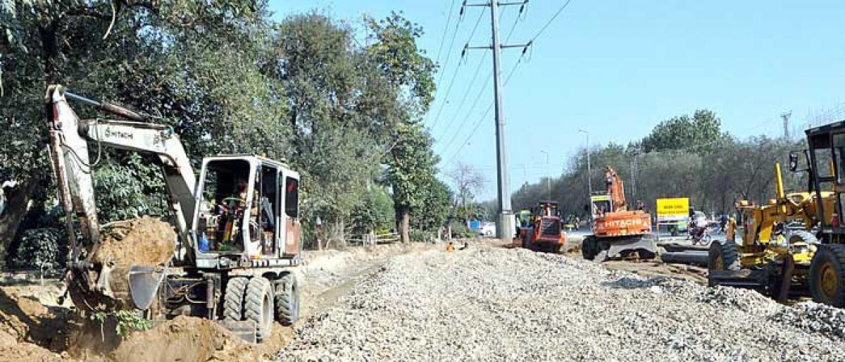 Road widening works reviewed