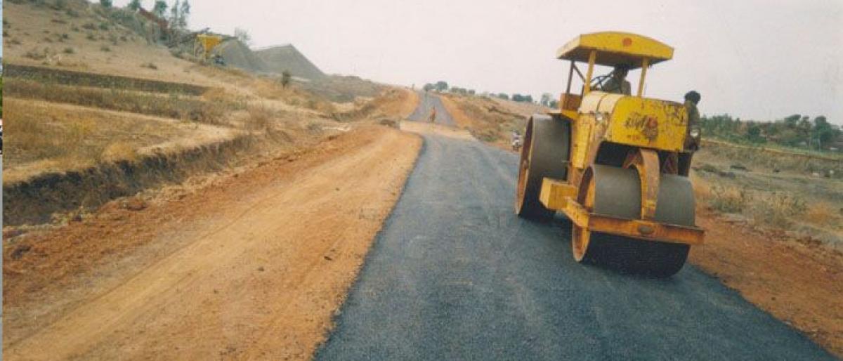 Road Development at Brisk Pace in West Godavari district