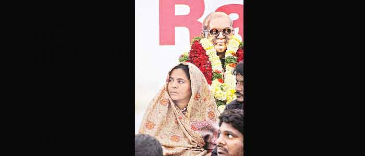 Rohith’s mother relents, accepts compensation