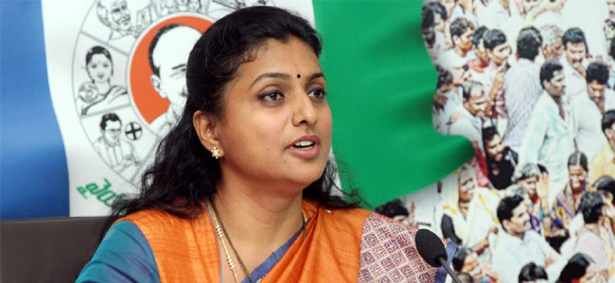 Babu changed stance on SCS only because of YSRCP stir: Roja