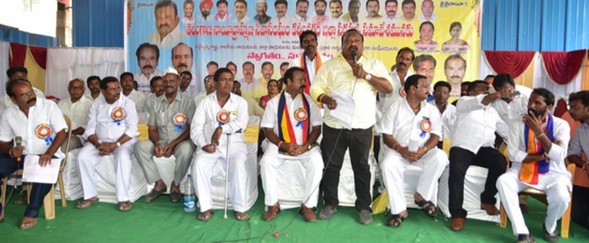 MLA assures `20 lakh for NBSS community building construction