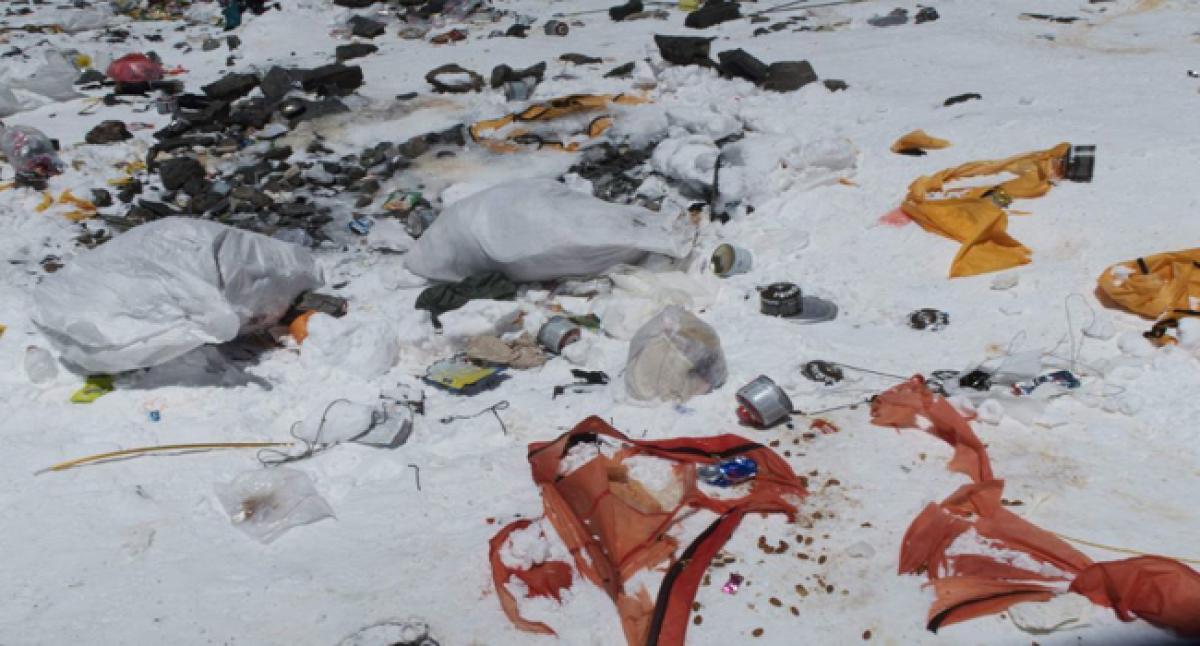 Mount Everest, the world’s highest rubbish dump
