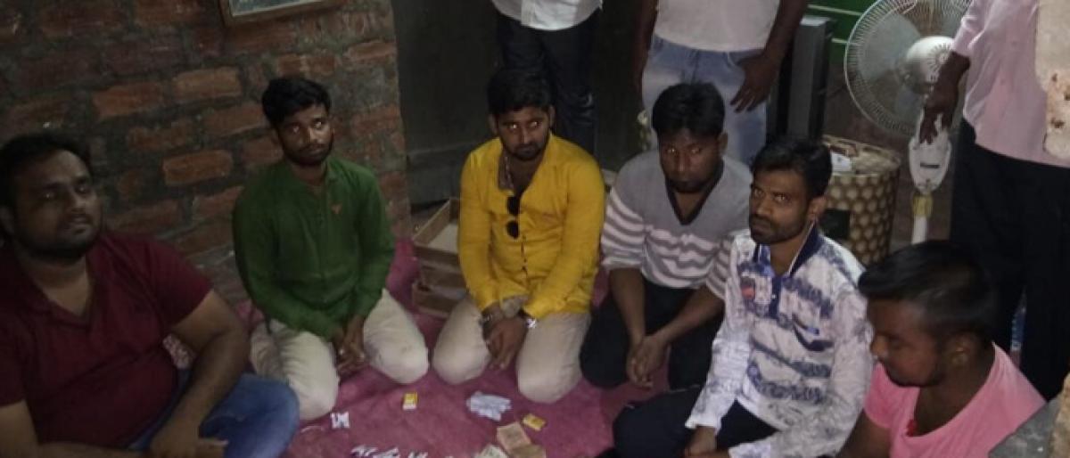 Six arrested for playing cards in Khammam