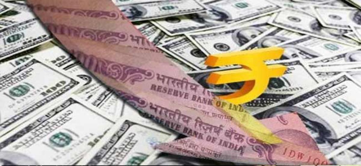 Rupee falls 34 paise against US dollar in early trade