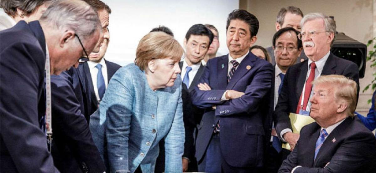 Merkel dubs Trumps G7 stand as sobering and depressing