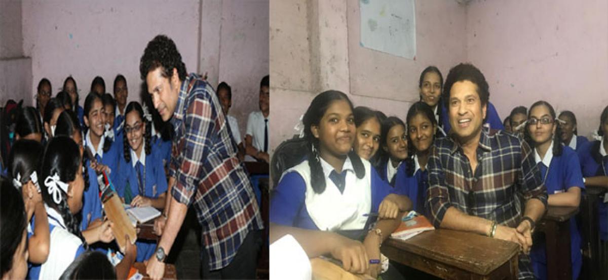 Sachin Tendulkar helps build a stronger future for India