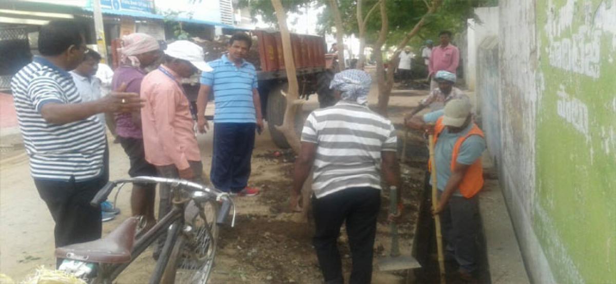 Sanitation workers told to clean Muslim graveyard