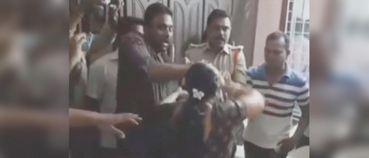 Denied party ticket to husband, Yadavalli Krishna wife attempts suicide