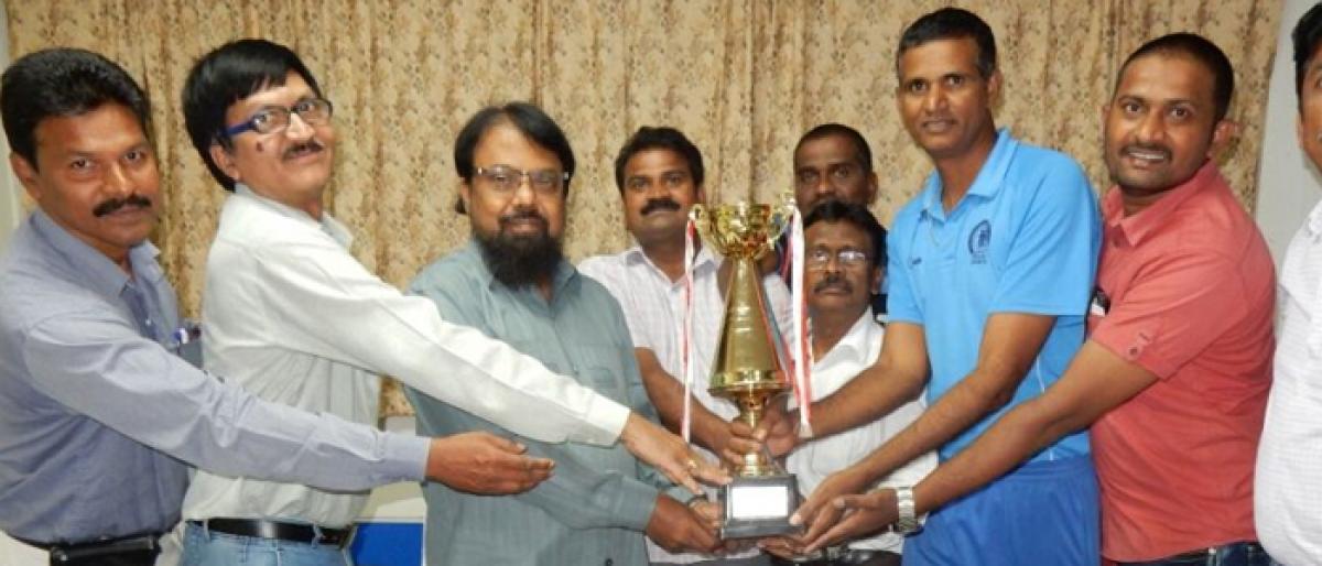 SCCL staff bag overall championship in Coal India Chess competition