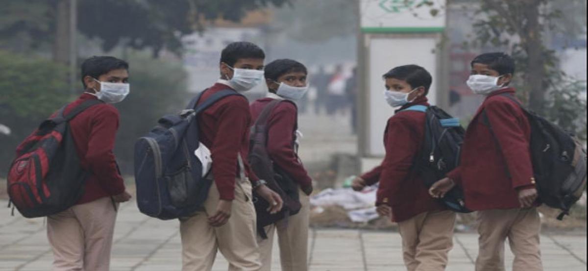 Delhi schools preparing students for worsening air pollution
