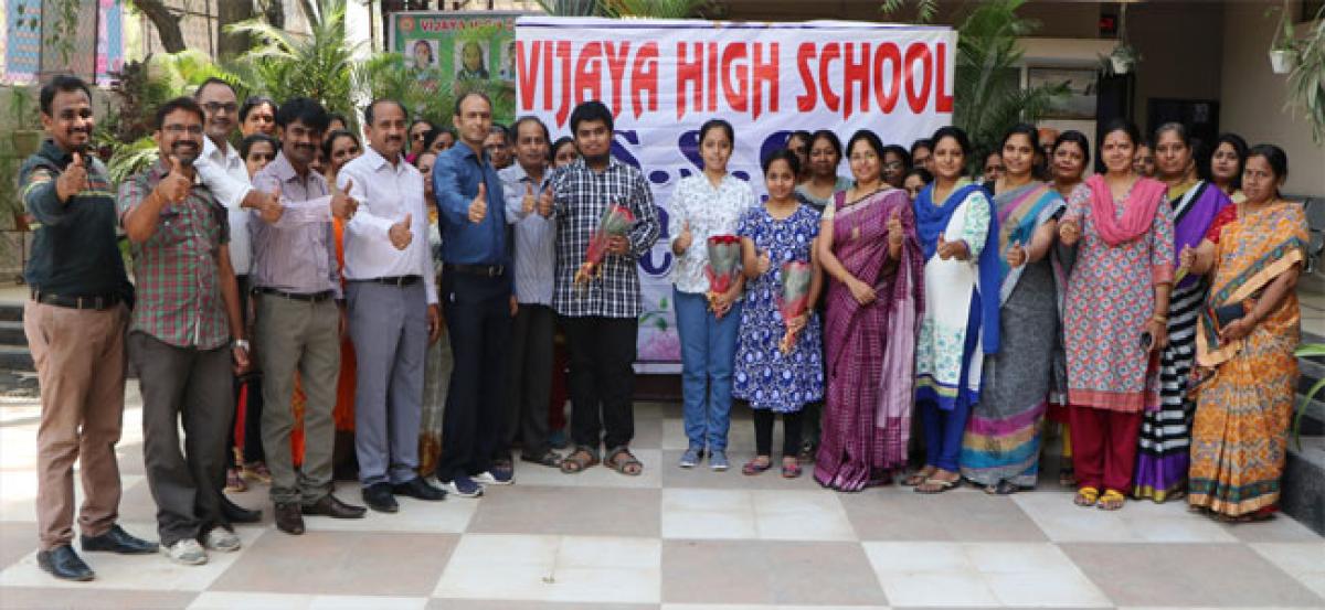 Vijaya High School shines in SSC results