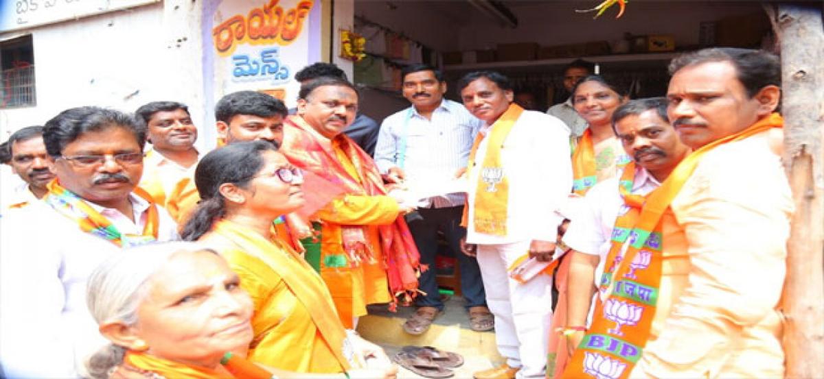 People looking to BJP: Bandepally Satish