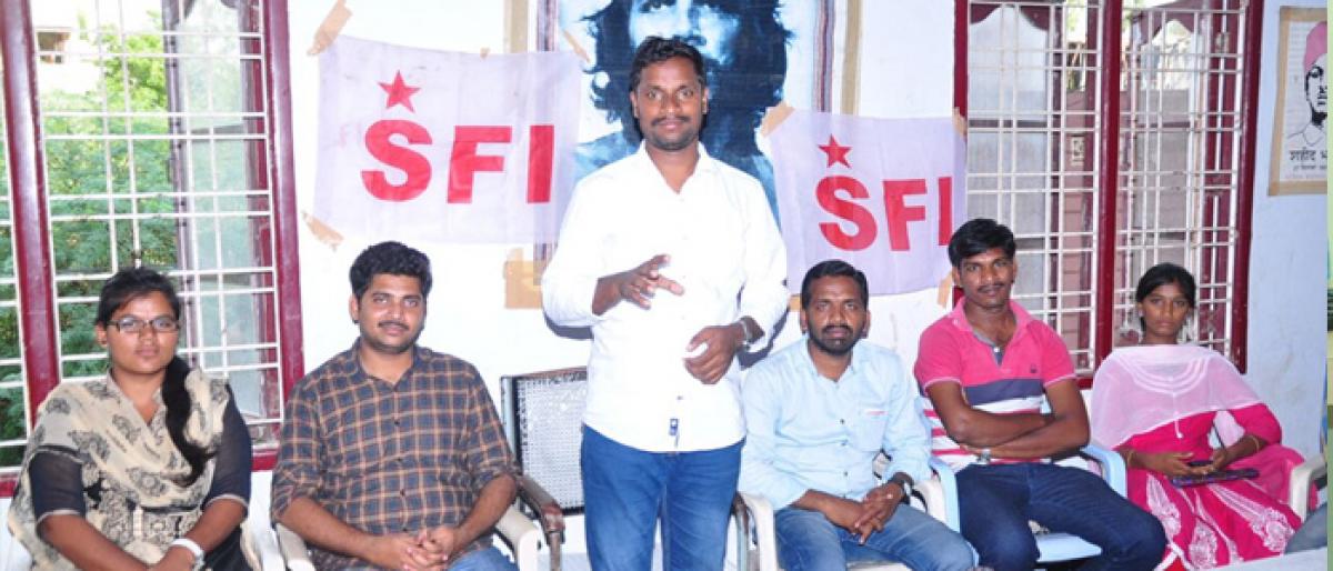 SFI warns of agitation against corporate schools