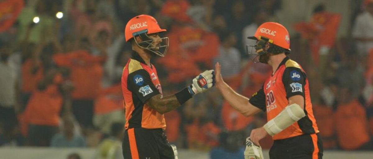 Dhawan powers SRH win