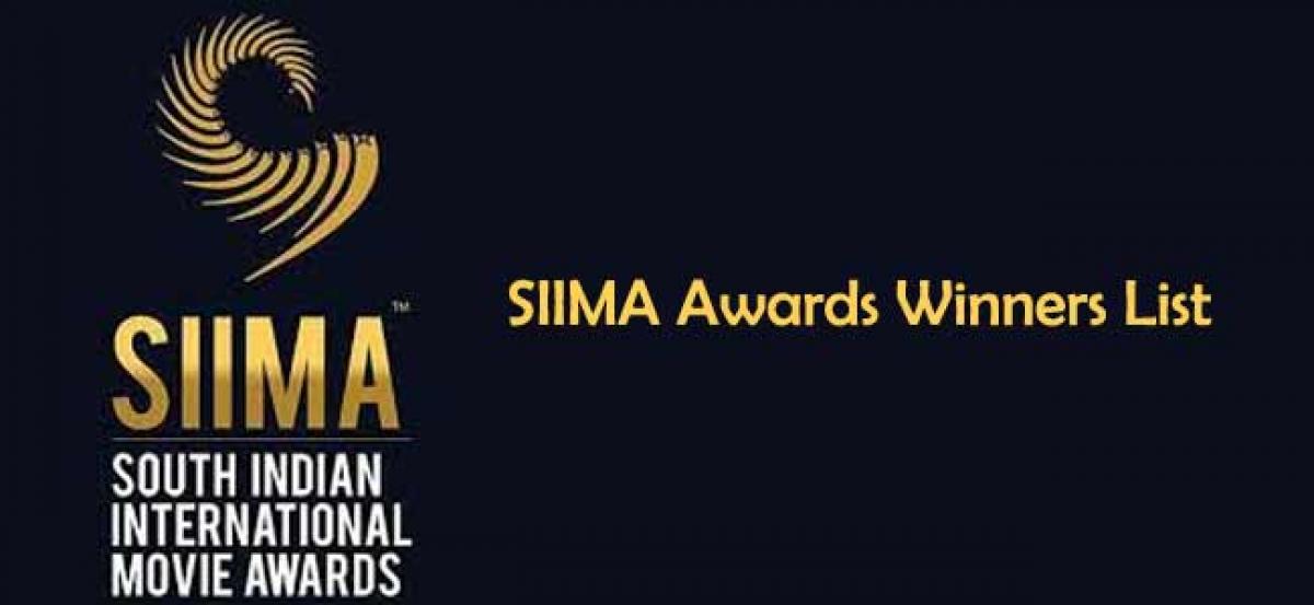 Trending: SIIMA Awards Winners List