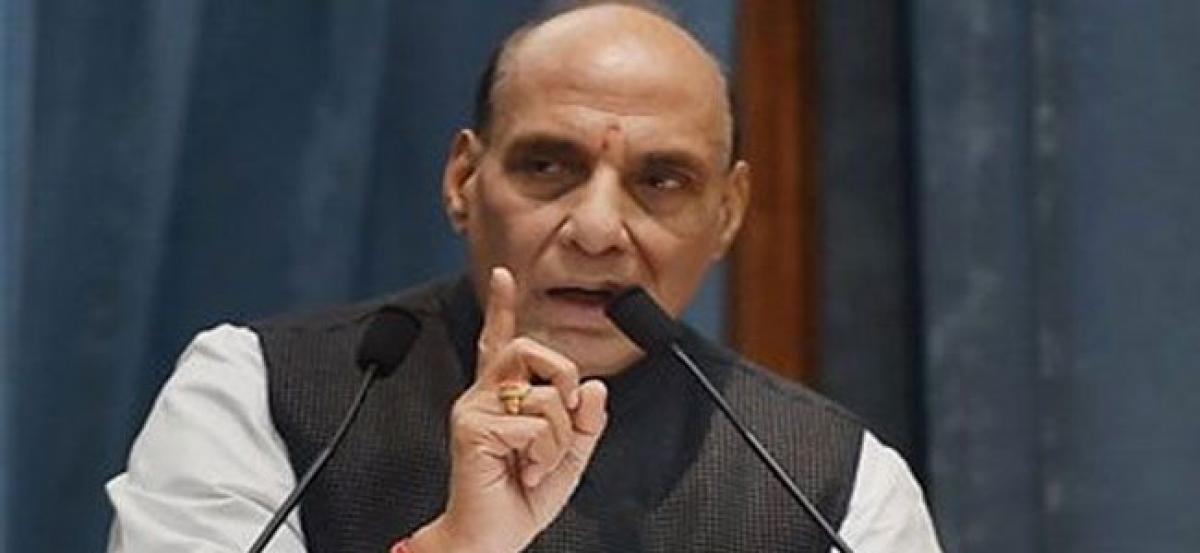 Rajnath Singh announces seven measures to restore normalcy in J & K