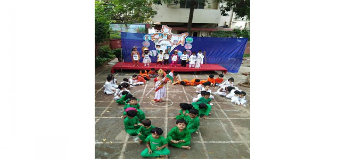 Sister Nivedita School celebrates Independence Day