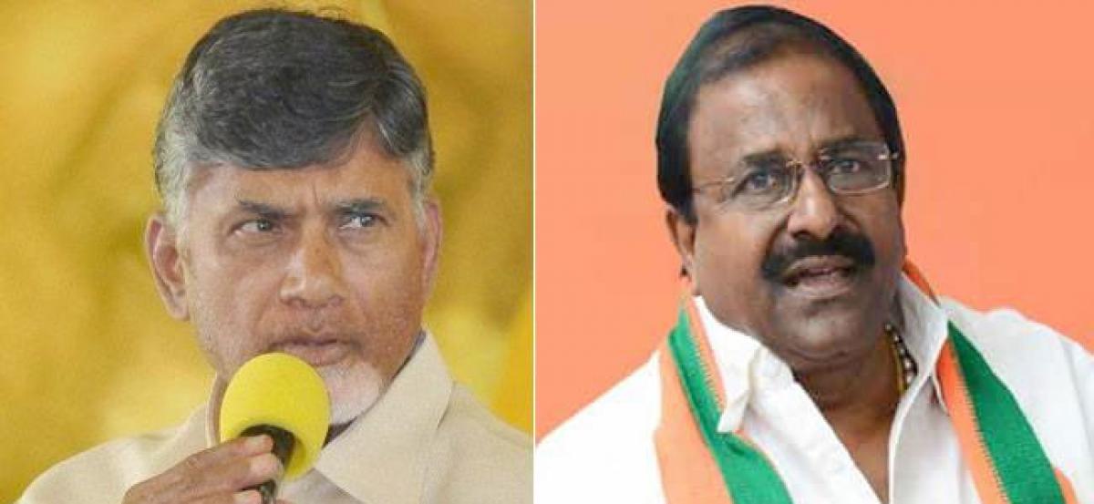 Chandrababu caught saying AP does not need Special Status