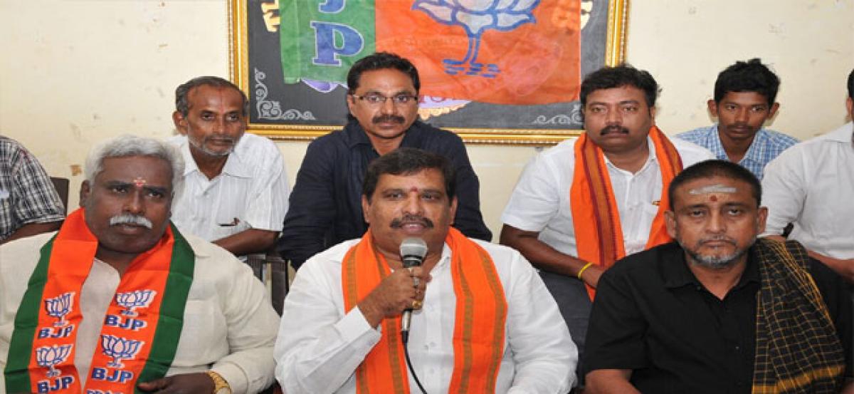 Buchaiah has no right to comment on Virraju, says BJP